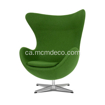 Réplica de la cadira d&#39;ou de tela Arne Jacobsen